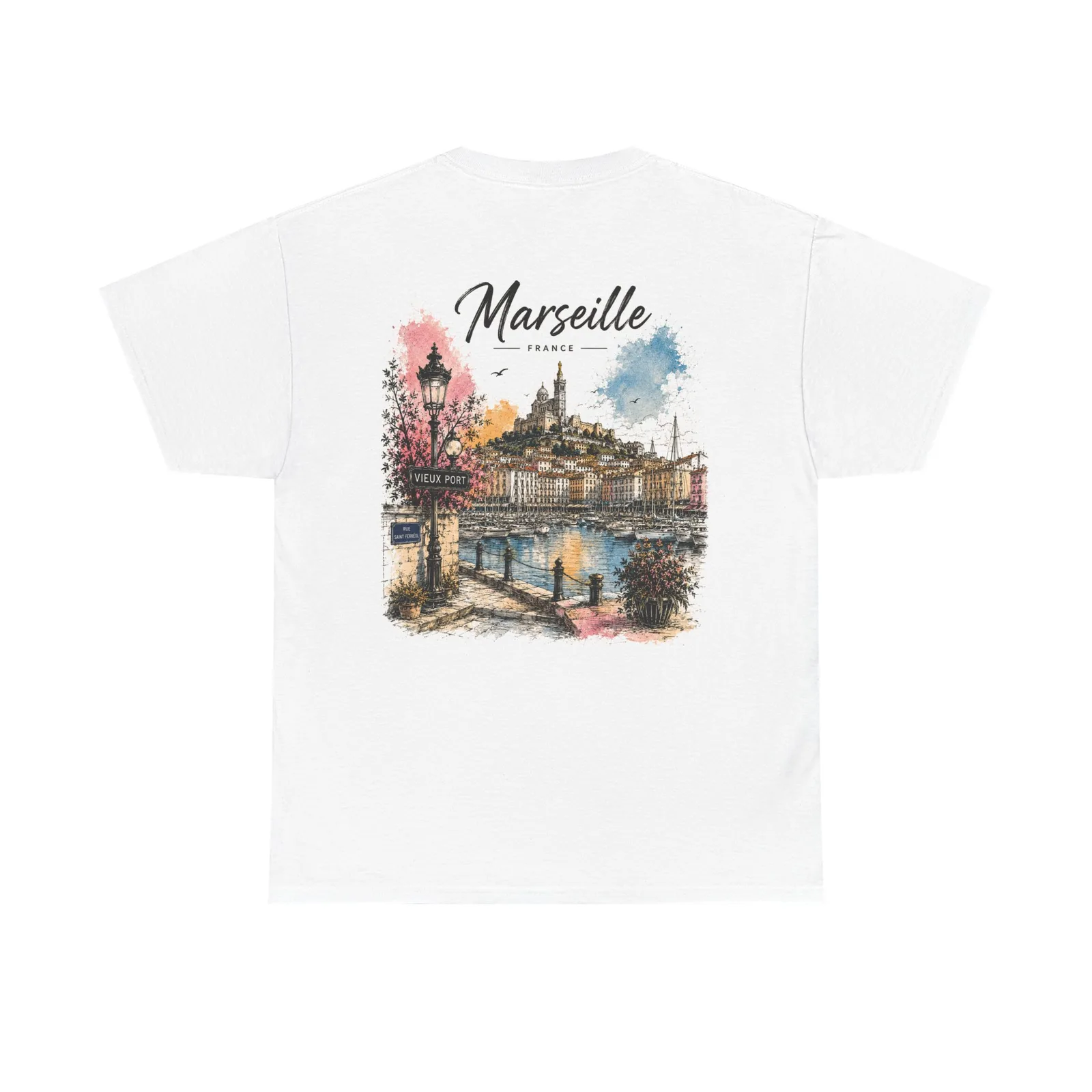Marseille Vibrant T-shirt, back print
