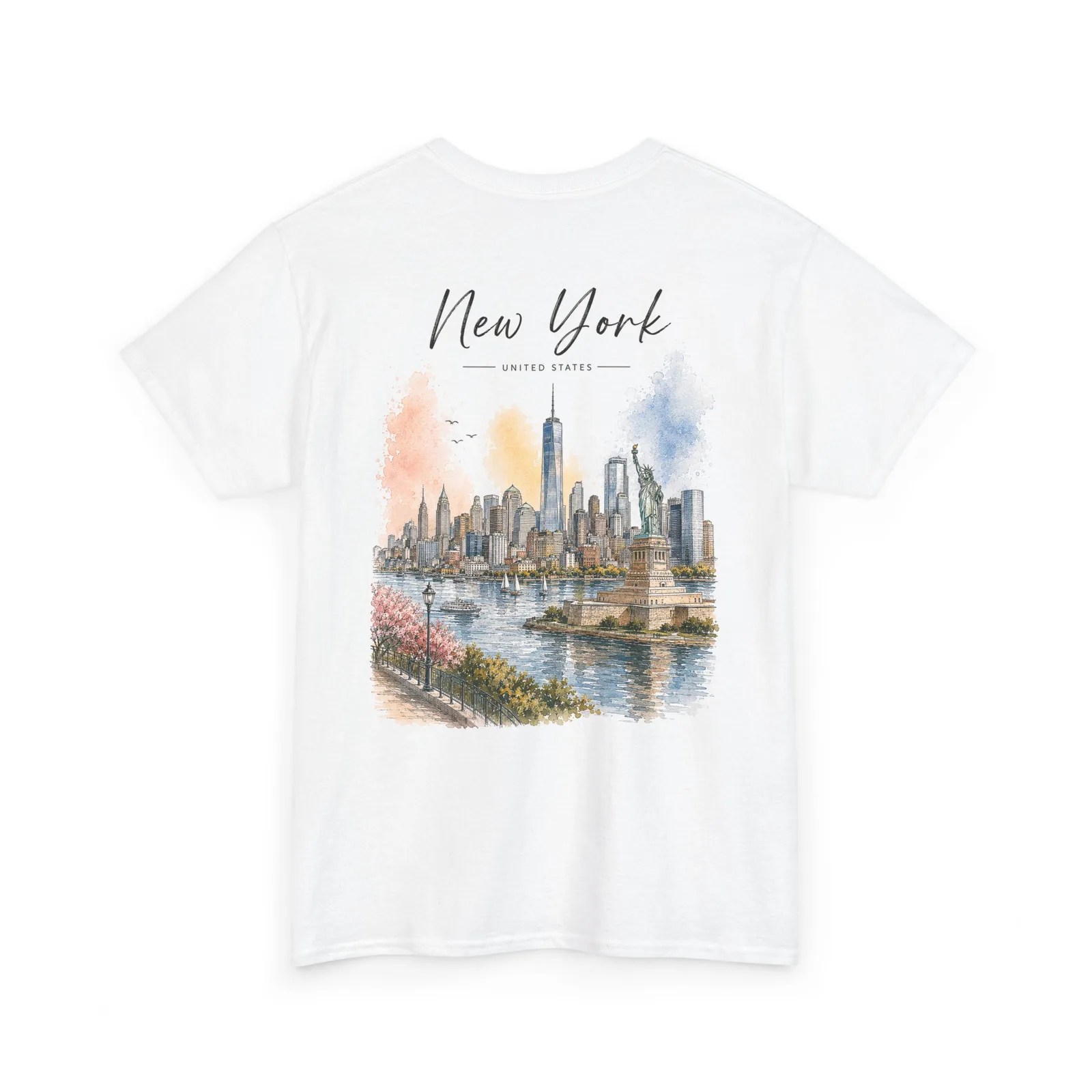 New York Golden Hour T-shirt, back print