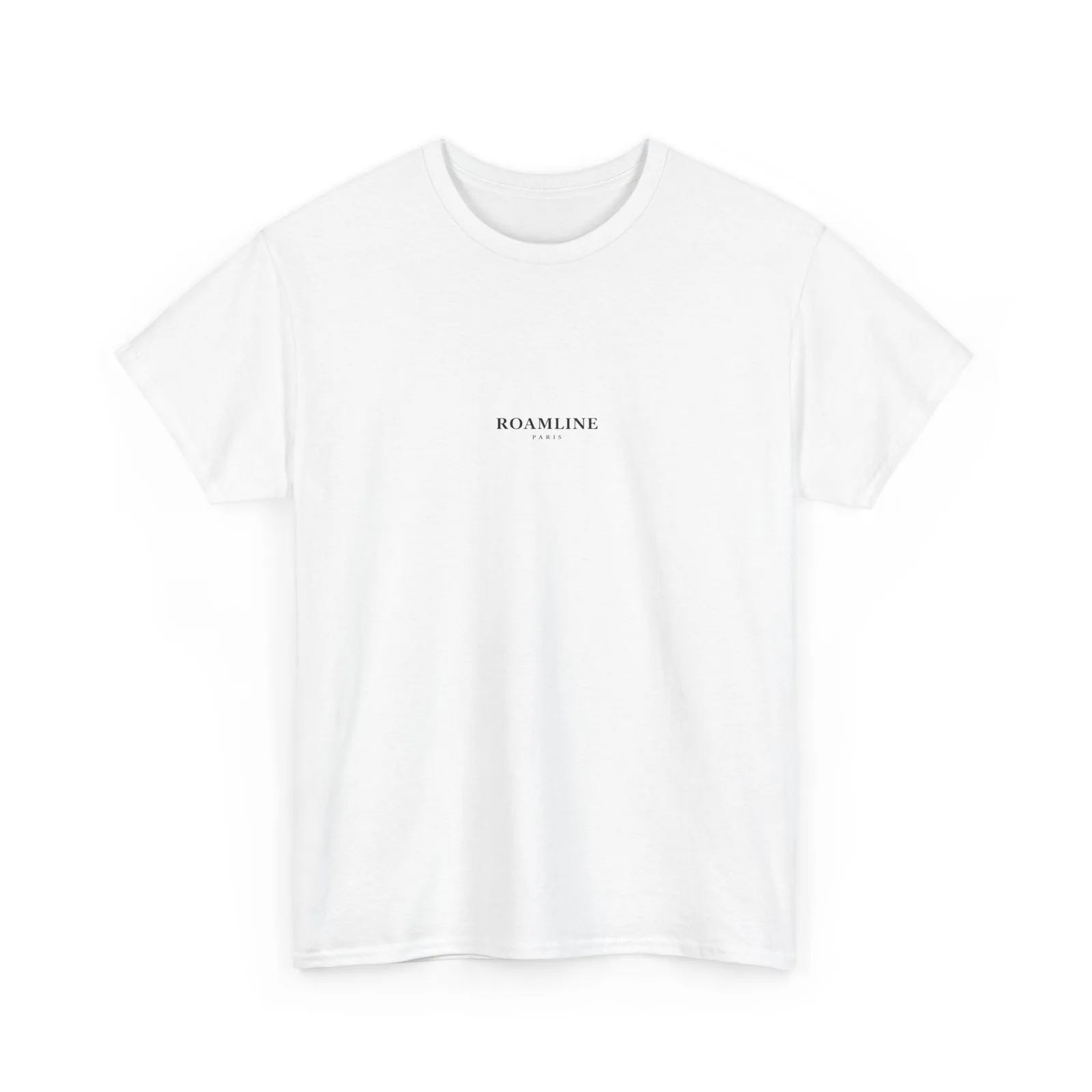 Paris Vibrant T-shirt, front, with the small ROAMLINE chest logo